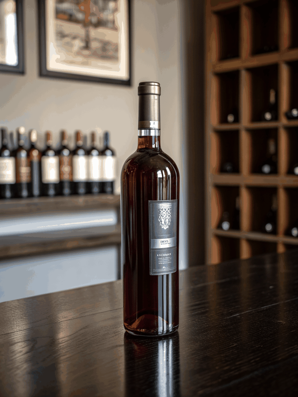 Barolo Riserva DOCG bottle presentation