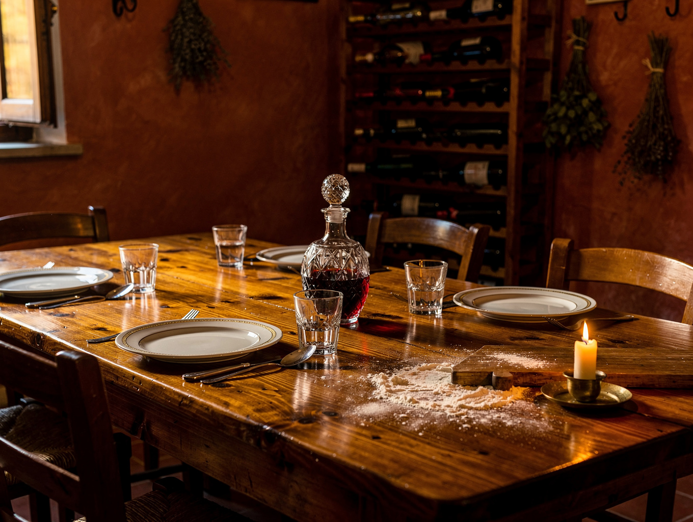 The Candlelit Dining Room