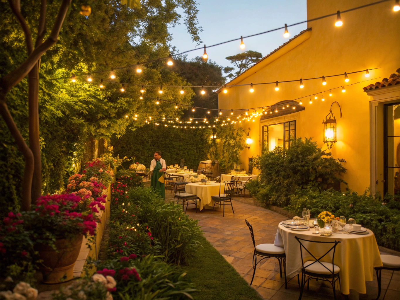 Evening Garden Glow
